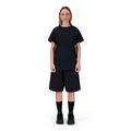 CONJUNTO CORTO DE JOGGING NEGRO + CAMISETA
