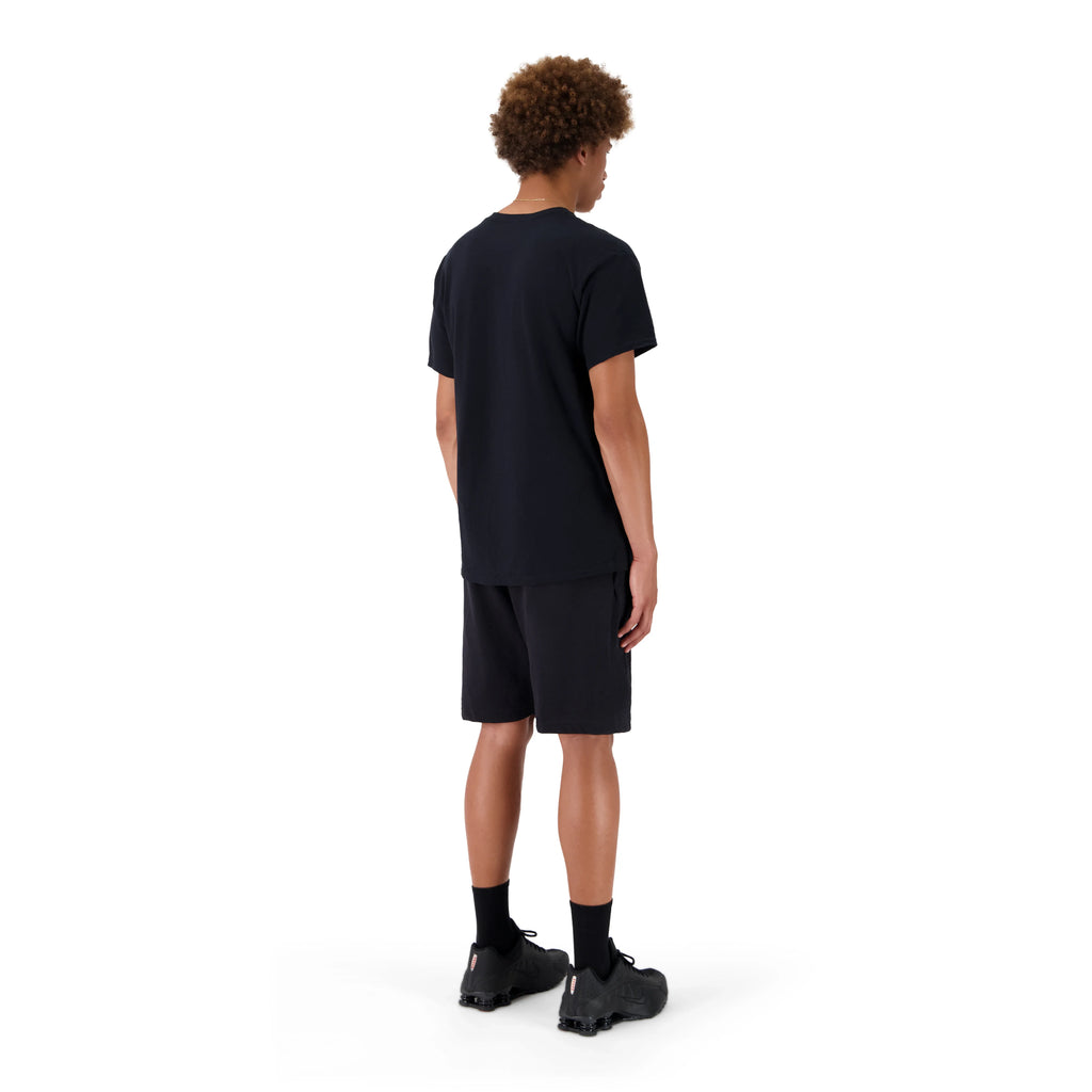 CONJUNTO PANTALÓN CORTO DE CHÁNDAL NEGRO + CAMISETA