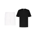 CONJUNTO CORTO DEPORTIVO BLANCO + CAMISETA DEPORTIVA